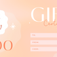 Gift Certificate- Digital Code