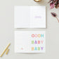 "Oh Baby" New Baby Greeting Card