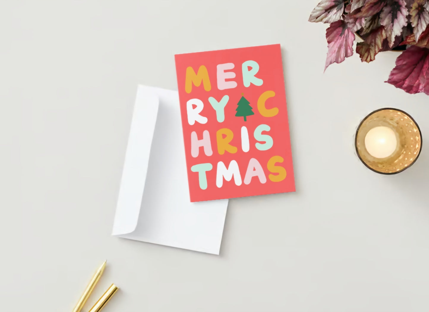 'Merry Christmas' Greeting Card