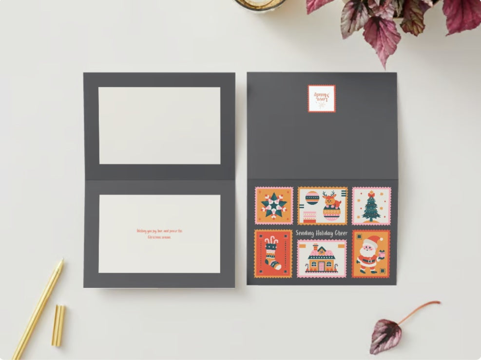 'Sending Holiday Cheer' Holiday Greeting Card