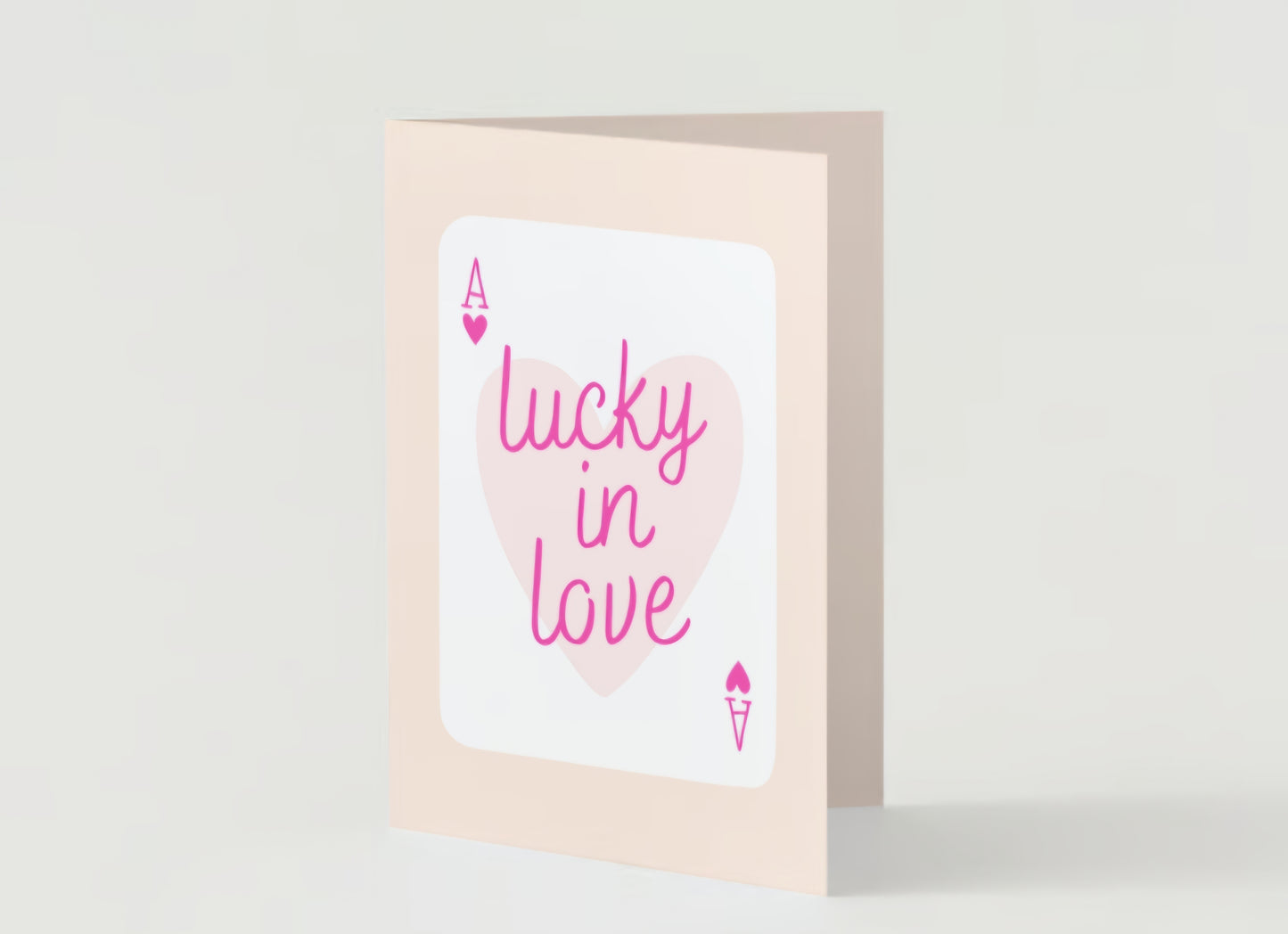 "Lucky in Love" Valentine's Day Greeting Card