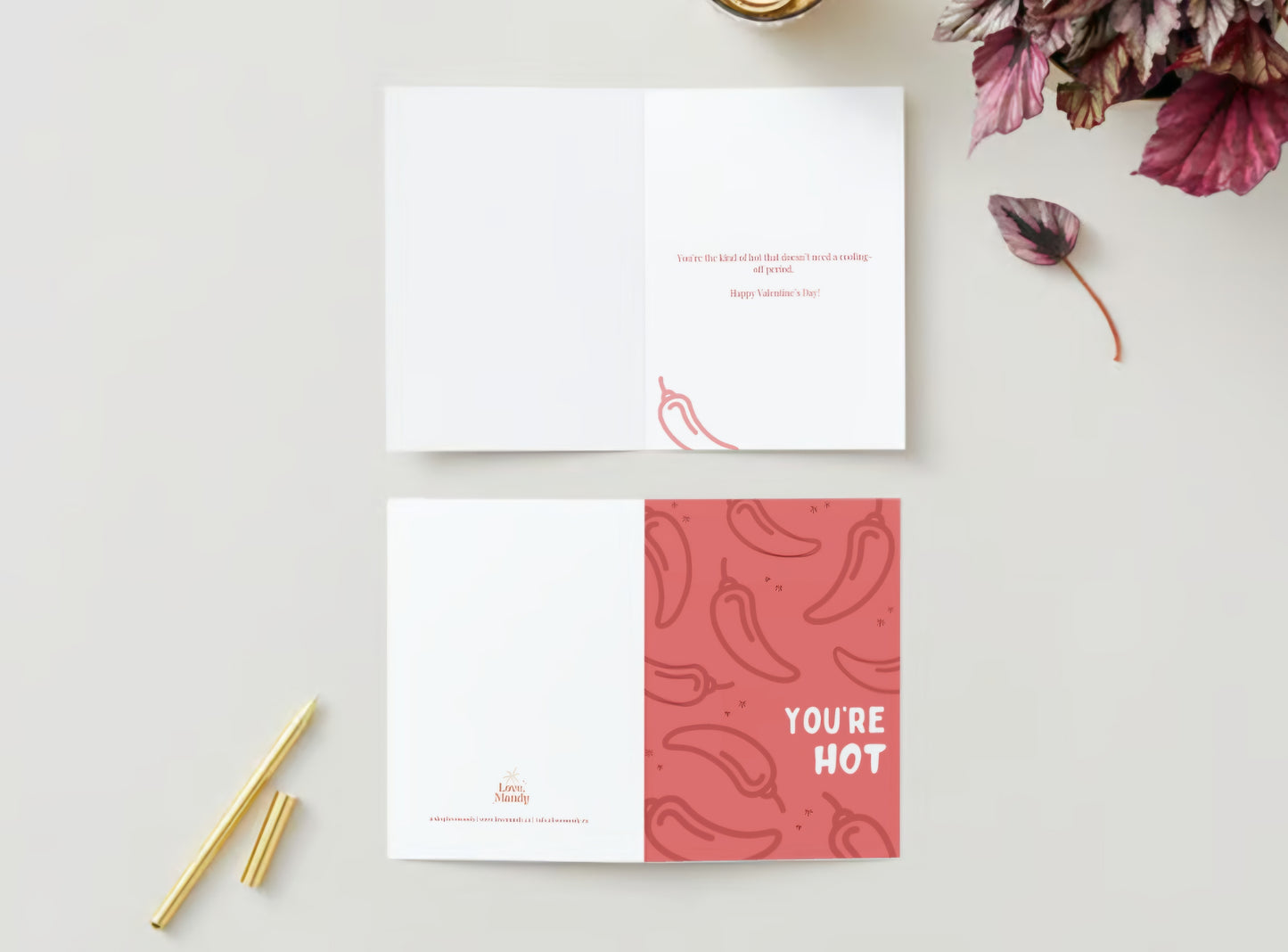 'You're Hot' Valentine's Day Greeting Card