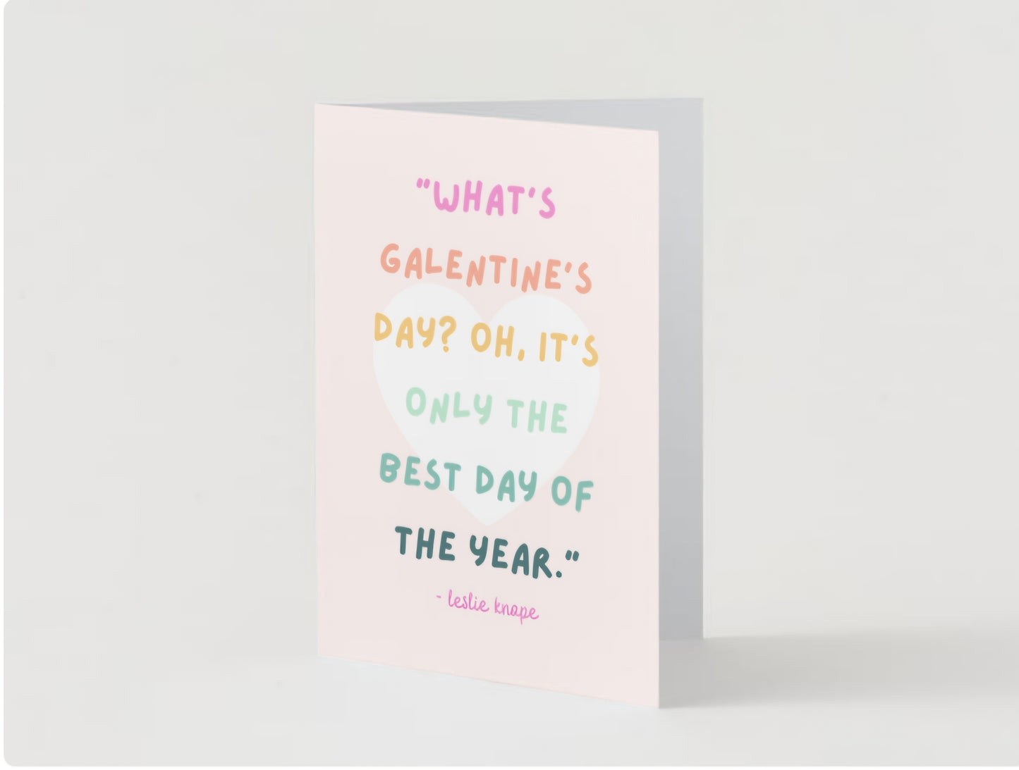 "Happy Galentine's Day" Greeting Card