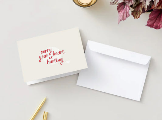 A Simple Sympathy Greeting Card