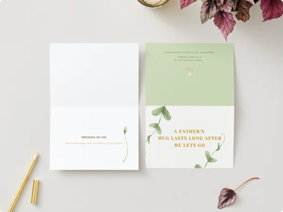 Father Loss Sympathy Greeting Card