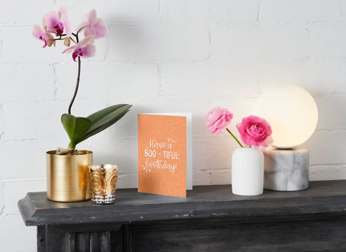 BOO - tiful Birthday Wishes Greeting Card
