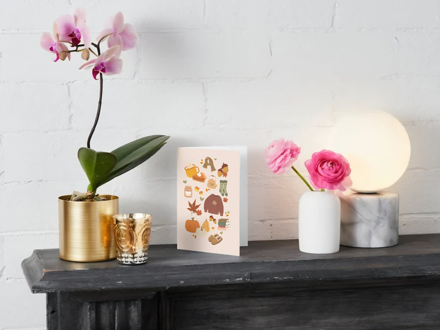Fall Vibes Greeting Card