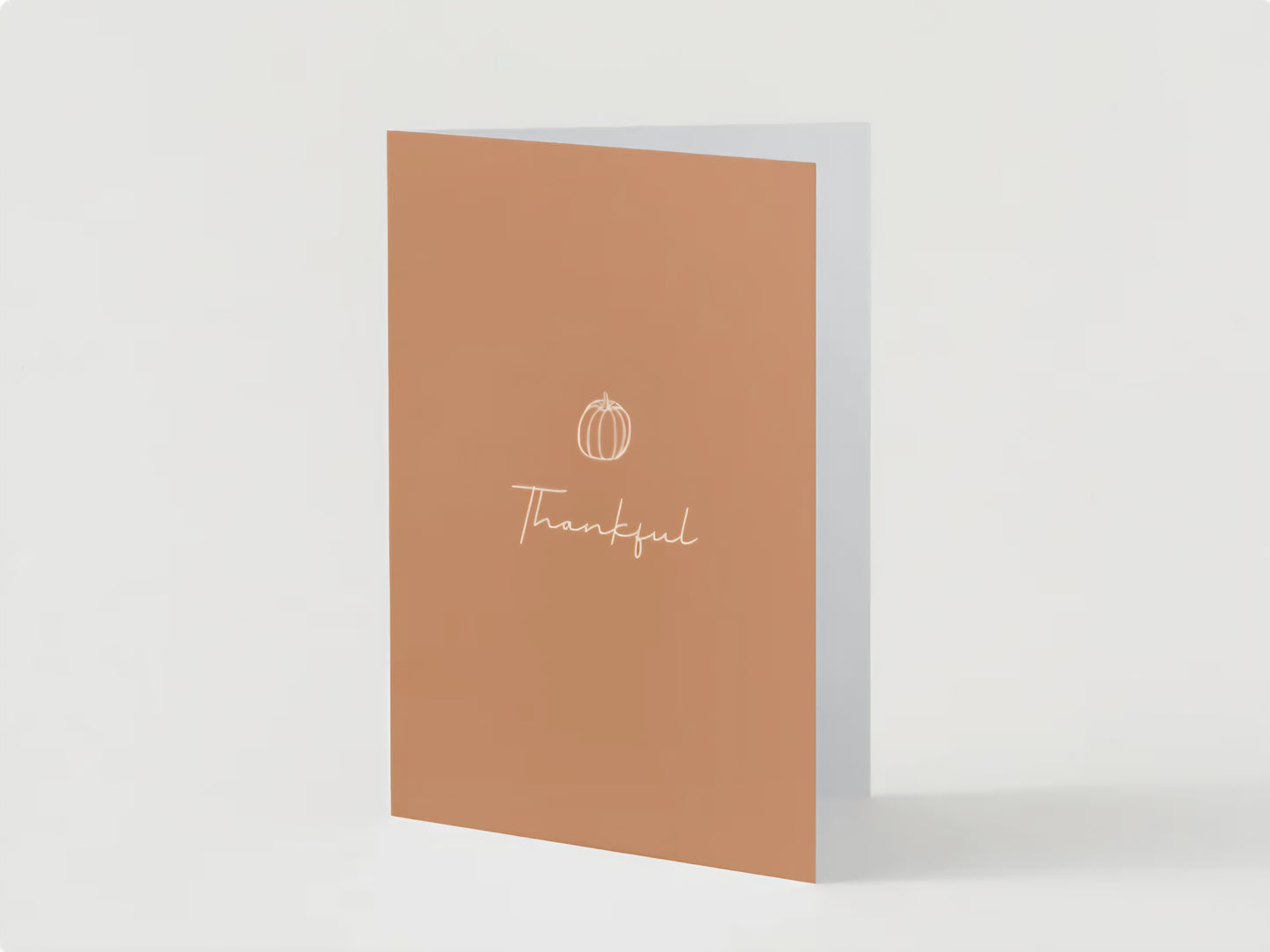 Thankful Pumpkin Greeting Card