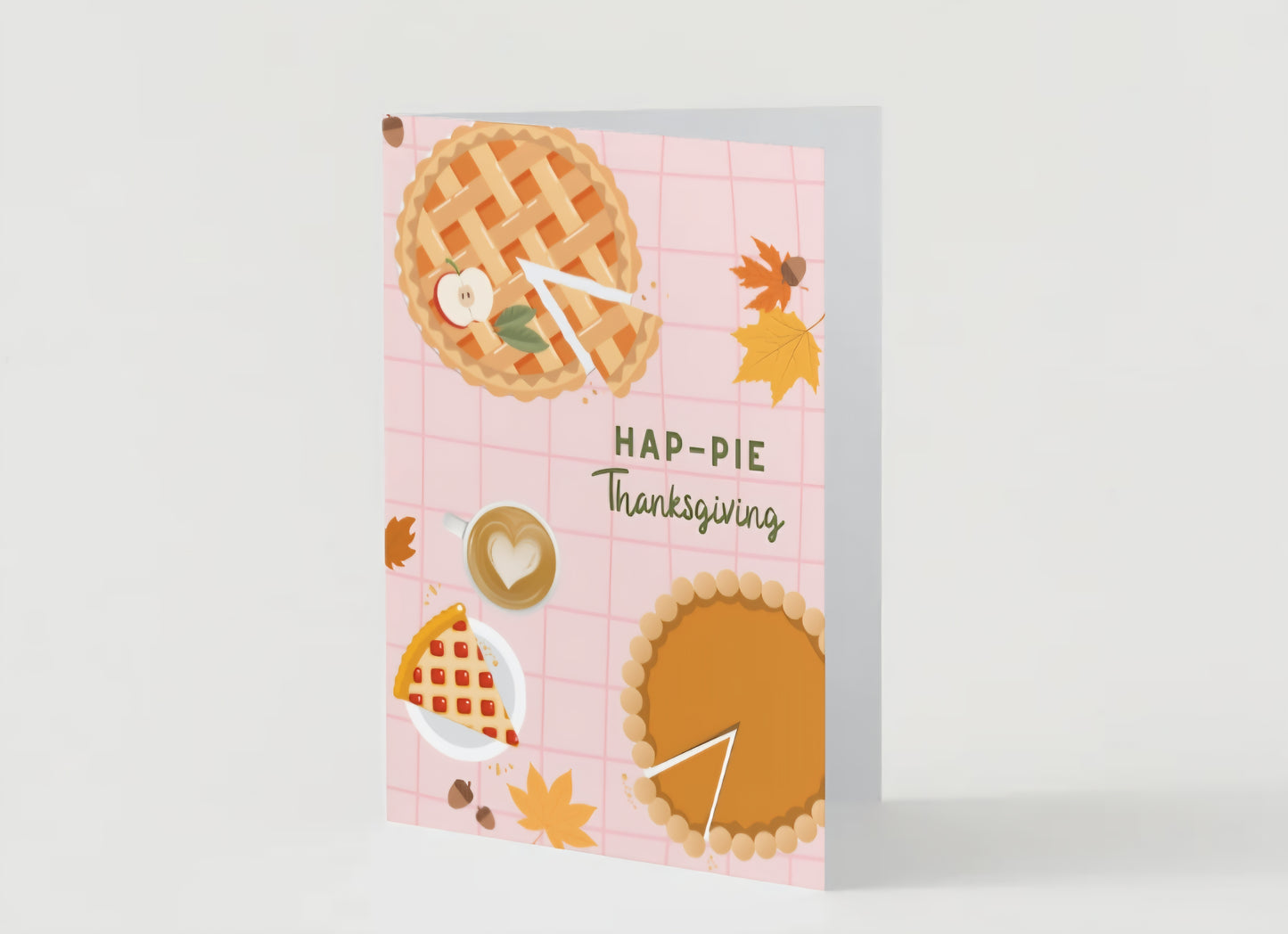 Hap - pie Thanksgiving Greeting Card