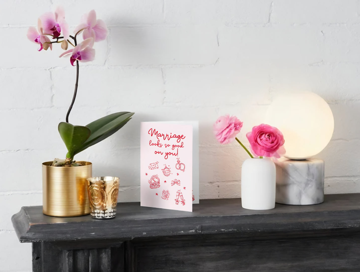 Cheers to Forever Greeting Card