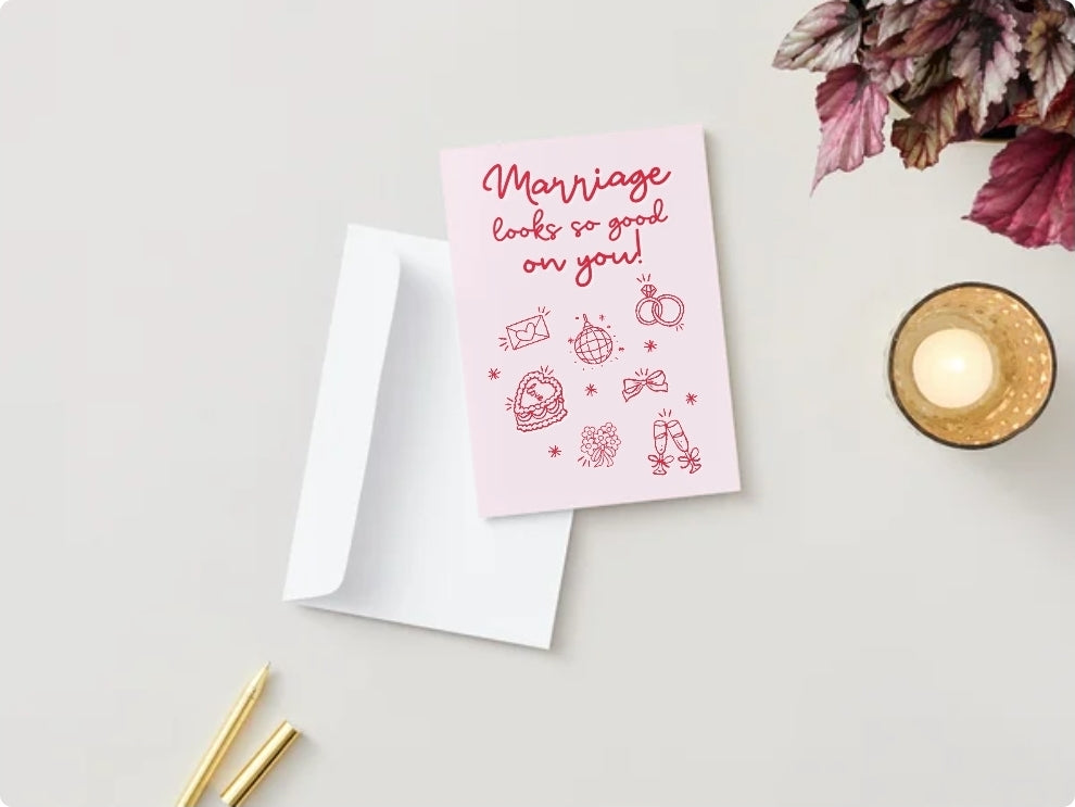 Cheers to Forever Greeting Card