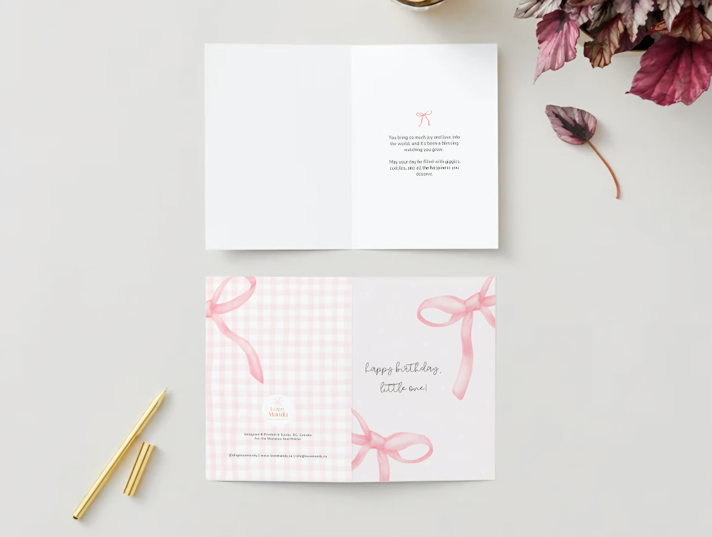 Little One's Birthday Greeting Card