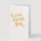 "It Was Always You" Greeting Card