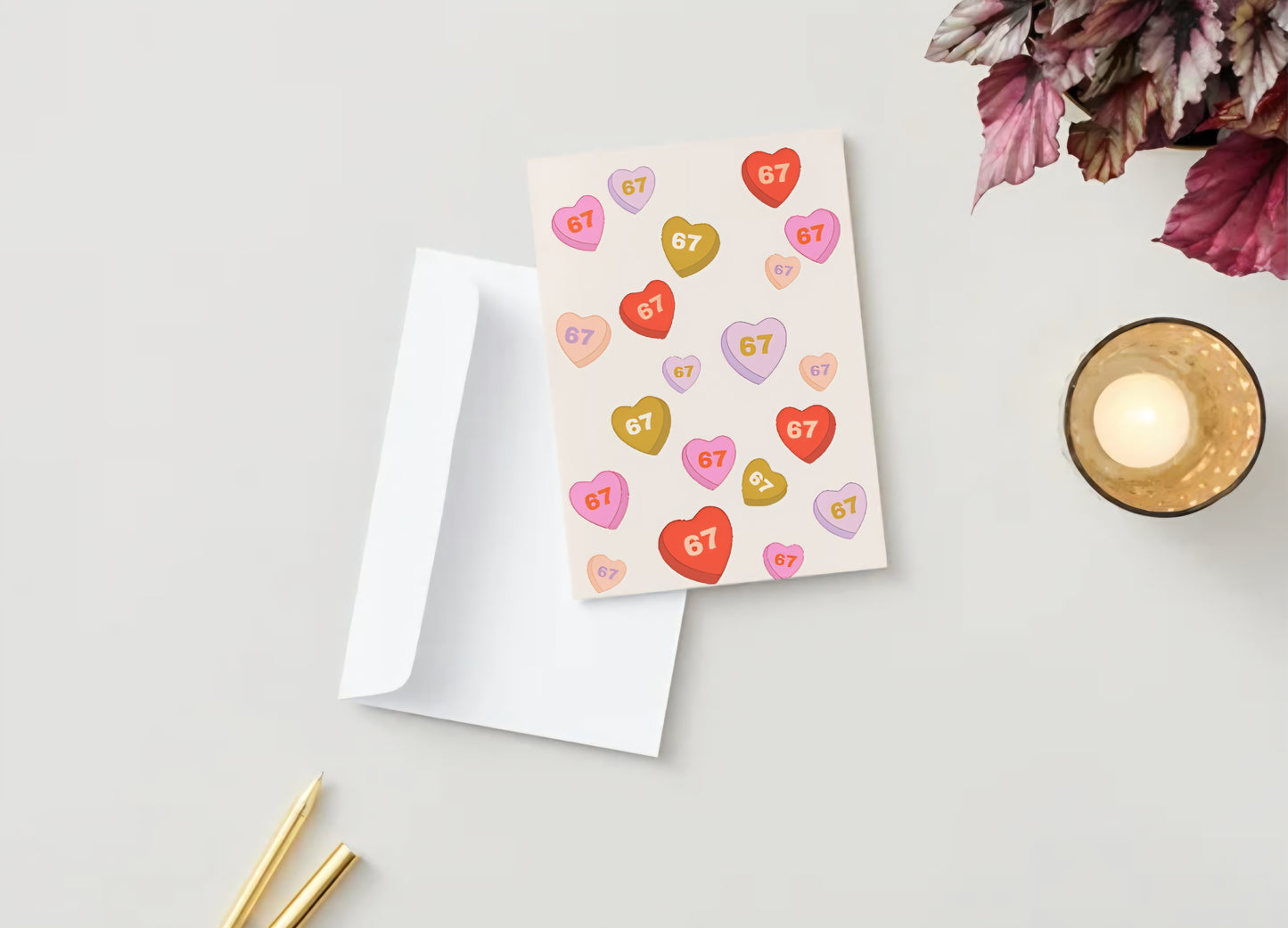 67 Valentine's Day Greeting Card