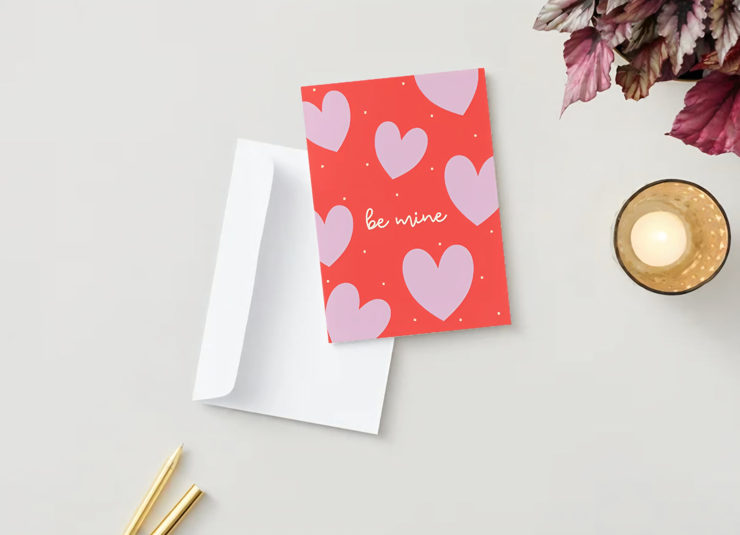 "Be Mine" Valentine's Day Greeting Card