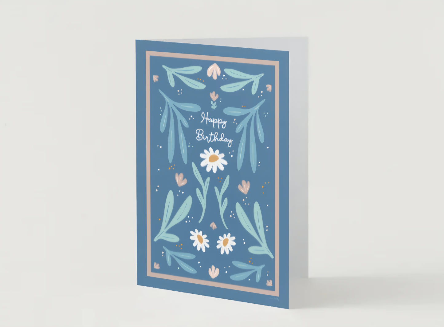 Floral Birthday Greeting Card