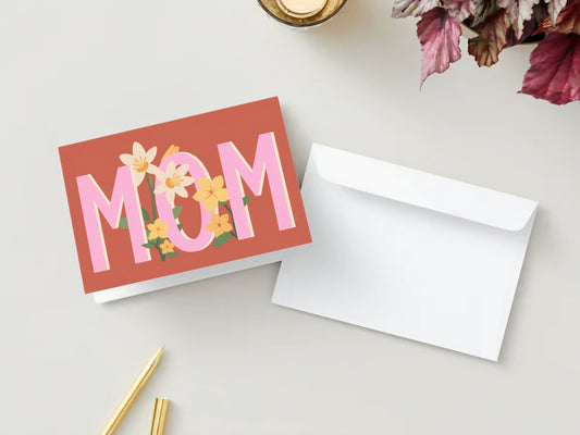 'Mom' Mother's Day Greeting Card
