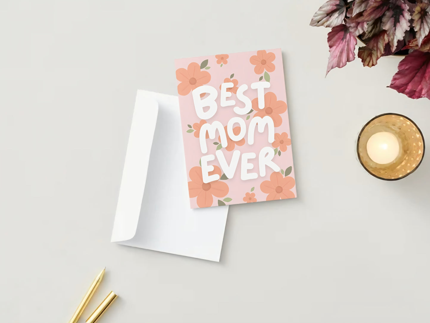 'Best Mom Ever' Mother's Day Greeting Card