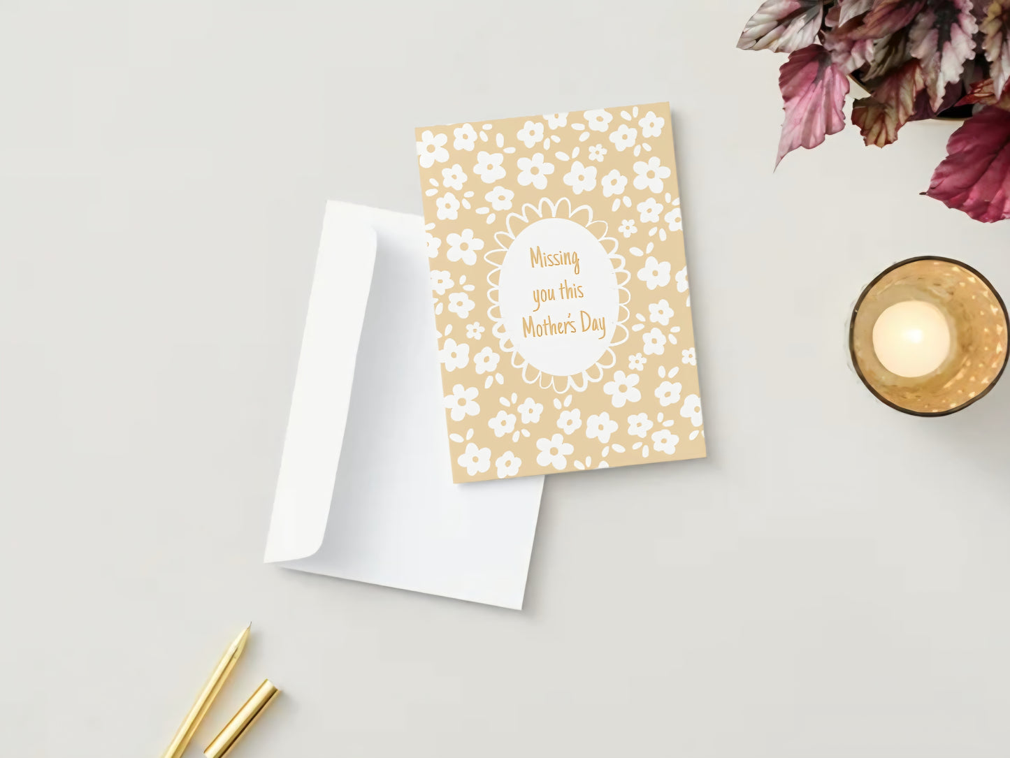 Mother Loss Card - Mother's Day Greeting Card