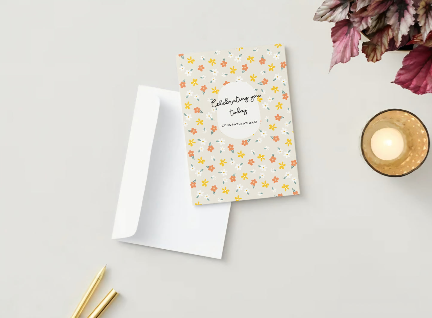 'Celebrating You' Greeting Card