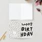 Happy Birthday Greeting Card