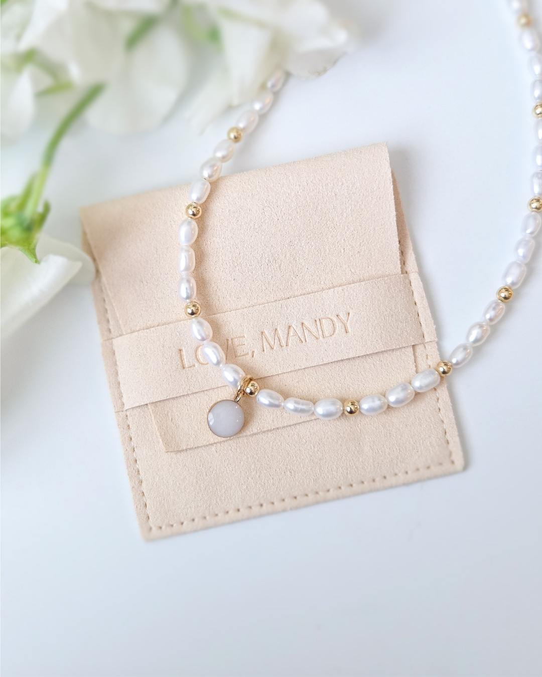 Cremation Pearl Necklace
