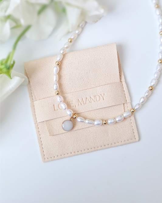 Cremation Pearl Necklace