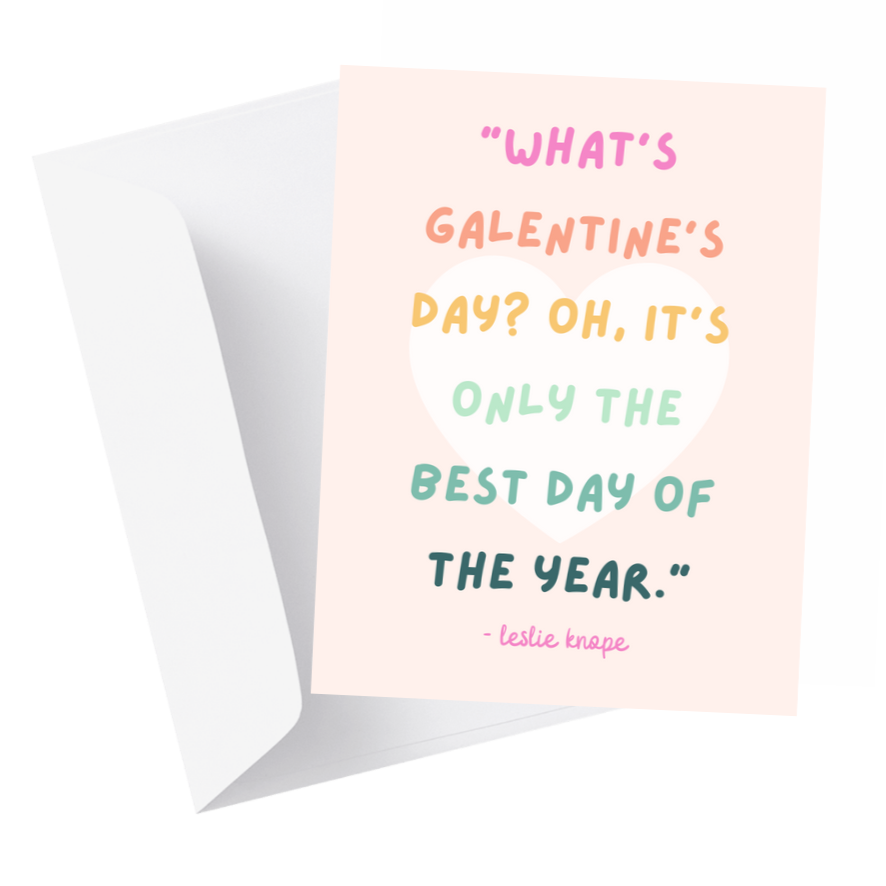 "Happy Galentine's Day" Greeting Card