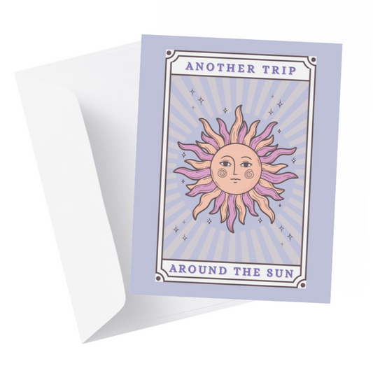 Sun Tarot Birthday Greeting Card