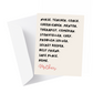 Pre- Order: "What is a Mother?" Mother's Day Greeting Card