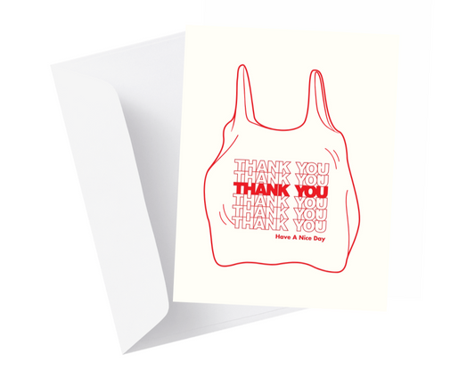 Takeaway Thanks Greeting Card