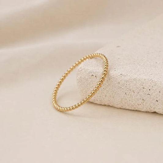 Twist Rope Stacking Ring
