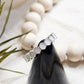 Milk Hexagon Ring in 925 Sterling Silver