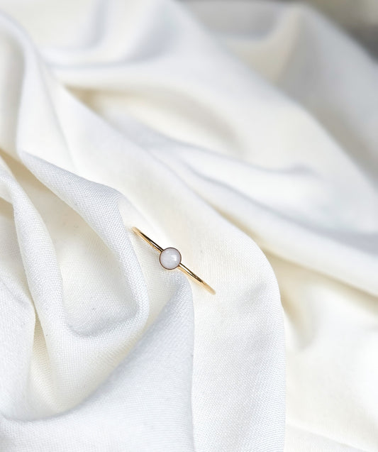 Milk Dainty Ring