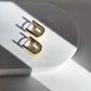 U- Shaped Hoop Earrings