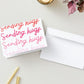 'Sending Hugs' Greeting Card