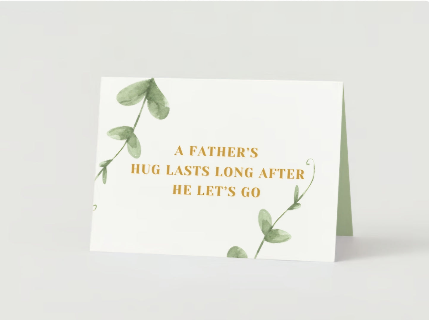 Father Loss Sympathy Greeting Card