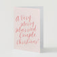 'A Very Merry Married Couple' Christmas Greeting Card