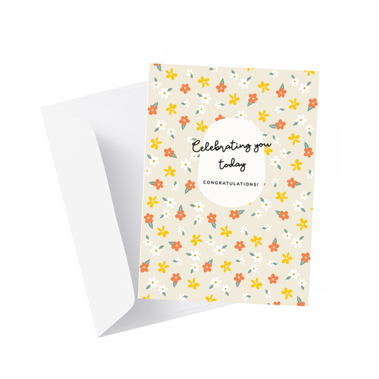 'Celebrating You' Greeting Card