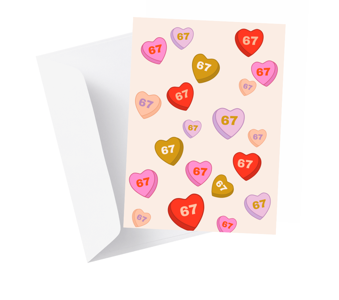 67 Valentine's Day Greeting Card