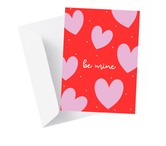 "Be Mine" Valentine's Day Greeting Card