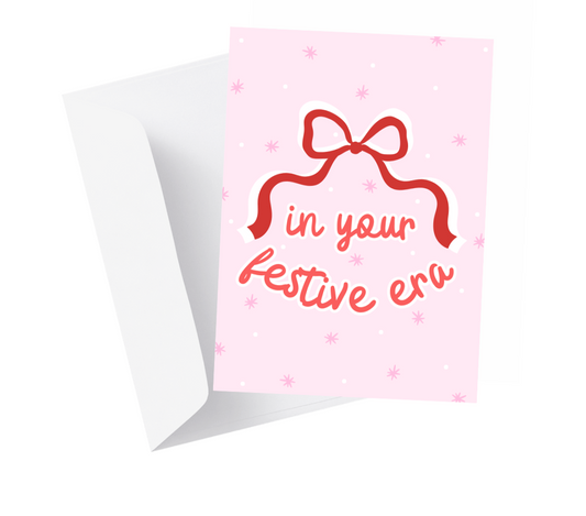Festive Birthday Greeting Card