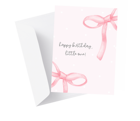 Little One's Birthday Greeting Card