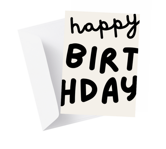 Happy Birthday Greeting Card
