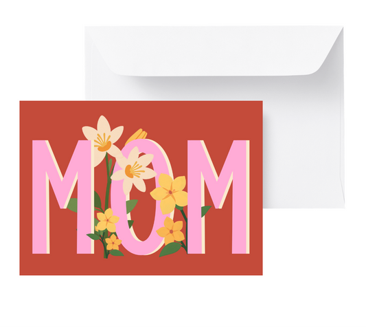 'Mom' Mother's Day Greeting Card