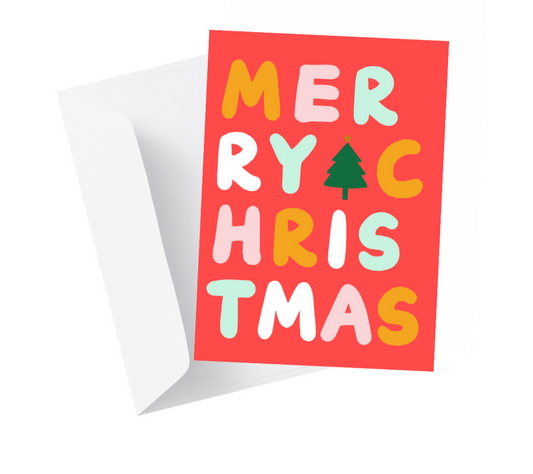 'Merry Christmas' Greeting Card