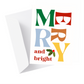 'Merry and Bright' Holiday Greeting Card